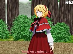 Mmd Giantess Explores Red Riding Hood's Visit
