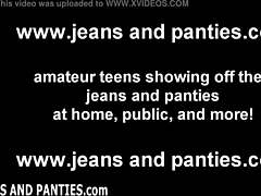 i'm valya, teasing neighbors in my tight jean miniskirt