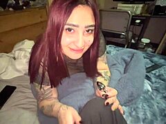 Latina girl loses anal virginity at 18 with big natural tits