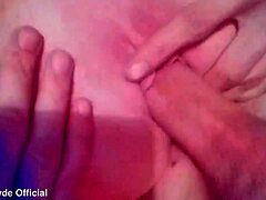stretching petite blonde's tight pussy