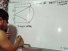 nerdy brazilian student learns sexual math in bedroom. teacher asks if you can cum inside.