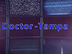 Dr. Tampa conducts entrance physical for Jasmine Rose at university