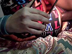 stepsister cheats with stepbrother's best friend, tight pussy gets filled with cum