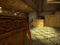 tomb raider randomness with monster public outdoor accident blooper nude comic