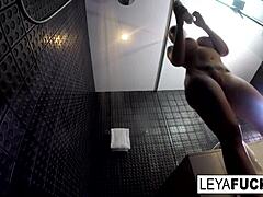 Leya Falcon Showers Off After Dirty Fucking!