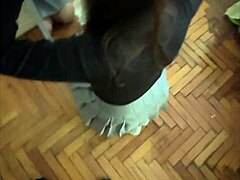 I Catch My Stepsister Before School to Get My Dick Sucked in POV. She Wears Uniform and Skirt for Cum on Ass.