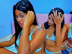 Hot Latinas Get Their Throats Destroyed Roughly!