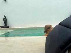 Being the poolboy is sometimes the best job