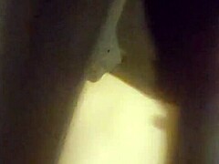 Shemale ting xuan puts on butt plug while taking a walk and masturbates