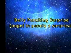 Italian Wrestler Gets Belly Punished In Kicking!