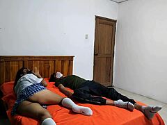 horny student cousin masturbates secretly