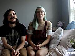 Couple making up for lost time
