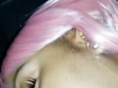 She really loves sucking that black dick sloppy.