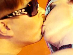 Alex Angel and Caroline's Lesbian Kissing 😘