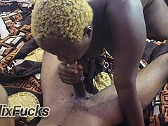 Massive Ass Aunty Nimi Delivers Sloppy Blowjob And Big Ass Doggy In Bedroom