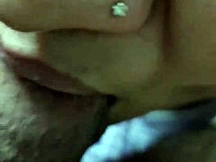 Asian Wife's Blowjob Ball Licking and Hard Fuck 😏