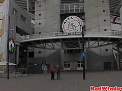 inked goth prostitute blows amsterdam tourist