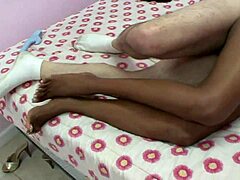 black girl gets sloppy on his white dick