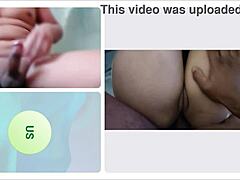 Fucking married woman's ass on webcam.
