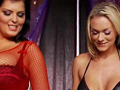 Jasmine Black and Paige Ashley's Lesbian Muff Diving with Big Tits!