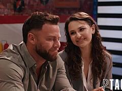 Sneaking Around at the Diner with Seth and Liz Jordan, Enjoying a Quiet Moment Together in the Cozy Spot.