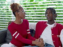 tutor uses black step sibling duo for science