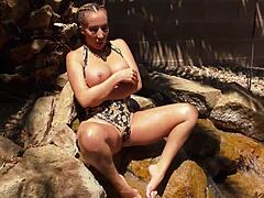 Richelle Ryan Rides Rome Majors' Big Black Cock With Pigtails!