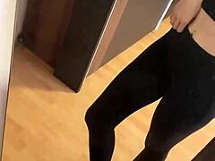 Black Girl Wears Pink Socks For Fetish Soles