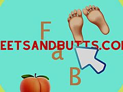 18 year old teen girl shows her feet and toes in preview