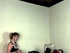 Nos Bastidores Dando o Cuzinho Pro Boy da Amiga