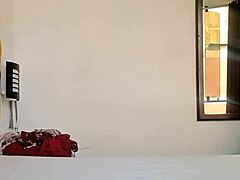 Peruvian teen records stepdad watching her try on clothes before taking his cock in her wet shaved pussy