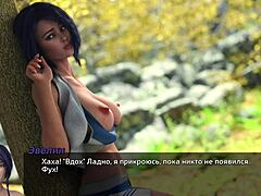 oh, that intense feeling when the redhead milf sucks and gets cum in mouth at the office toilet in this gameplay