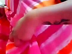 Indian aunty seductively dances and reveals her breast