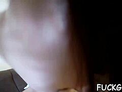 Naive teen 18+ pickup fucked rough on hidden spycam