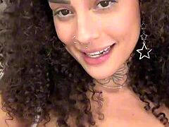 Watch this curvy Brazilian Latina unleash her heat in a first-time POV session with sloppy deepthroat and cum on tits.