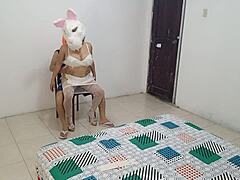 Halloween Bunny In House Looks Like Stepmother