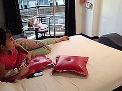 i went to a hotel for hot fucking and they bounced so deliciously on me but i crave even more