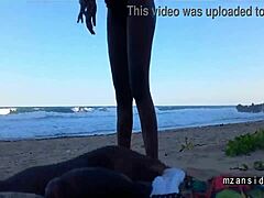 sex on the beach: wet pussy and handjob action?