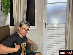 Young students skipped studying to fuck raw and creampie that latina pussy