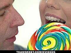 Bracefaced - Teen 18+ Poppy Pleasure With Braces And Pigtails Gets Fucked Hardcore