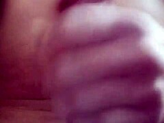 cumming intensely alone during quiet nighttime hours