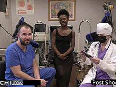 oh man this freshman rina arem gets a mandatory hitachi orgasm from doctor-tampa with big tits and hairy pussy action