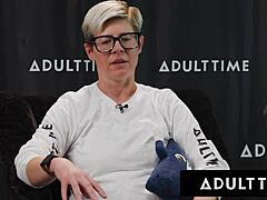 Oh man, besties Lexi Lore and August Skye are totally sharing this massive cock in a steamy pussy-stacking threesome podcast