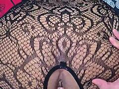 We fucked fast so no one would hear us in the house, but can you handle my big tits latina wife spreading doggystyle?