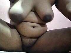 Indian Wife Engaged in Playful Activity