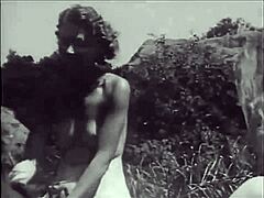 vintage taboo beaver in bent over pose