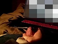slo-mo action with a tall chubby guy moaning as he strokes his fat huge cock in usa amateur solo. big cumshot loads fly everywhere.