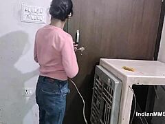 Indian Wife Takes Big Meaty Dick Deep In Tight Pussy During Horny Homemade Fuck