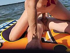 Athletic Couple Explores Anal And Pussy Play On Jetski In Lake Adventure