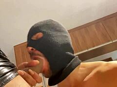 Dominant Crossdresser Forces A Submissive Guy To Suck His Thick Cock Before Intensely Fucking His Tight Ass In A Raw Anal Session Leading To Explosive Orgasm
